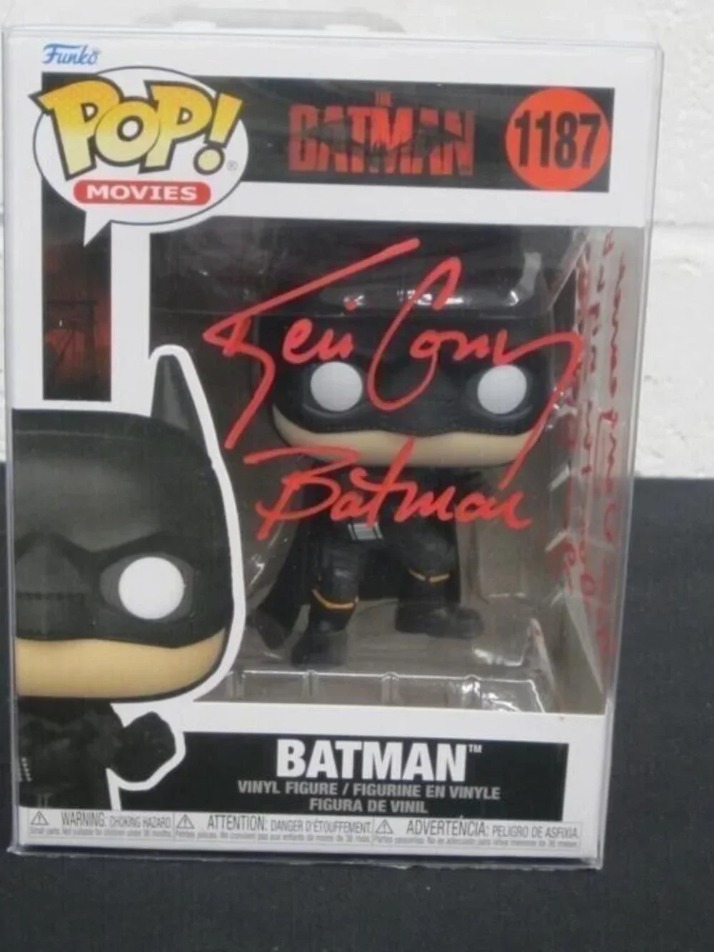 Kevin Conroy signed Funko Pop! Vinyl: DC Universe - Batman #1187 w/COA - Picture 1 of 4